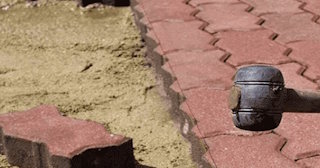 Укладка плитки на песок в Череповце в октябре